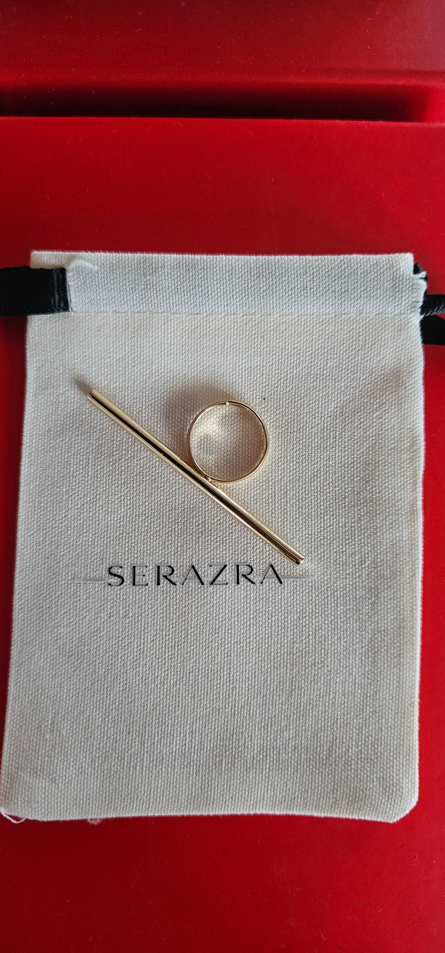 Modern Gold-Tone Statement Ring